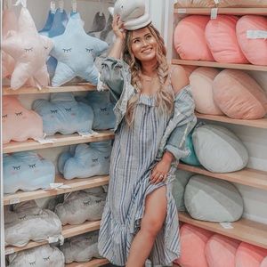 [LIKE 🆕] Irene’s Story: Striped Ruffle Hem Dress